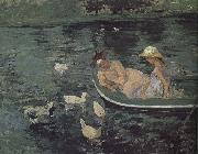 Mary Cassatt Summer times Sweden oil painting artist